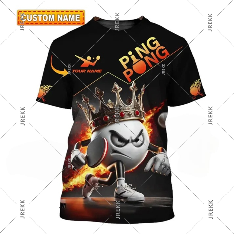 Table Tennis T Shirt For Men C - Table Tennis Name 评论和价格