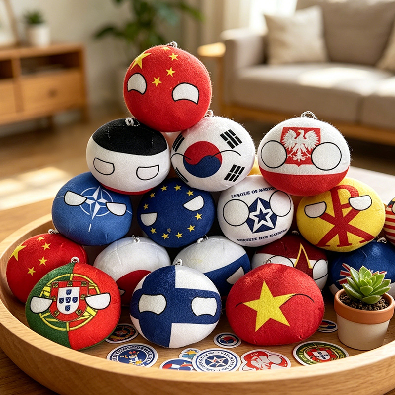 10cm Kawaii Polandball Plush T - Table Tennis France 评论和价格
