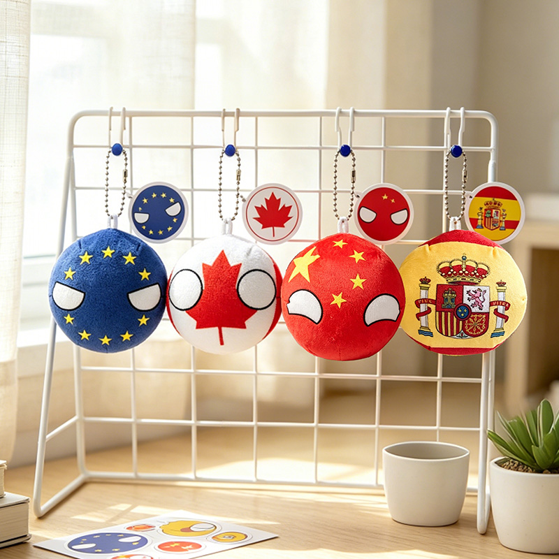 10cm Kawaii Polandball Plush T - Table Tennis France 评论和价格