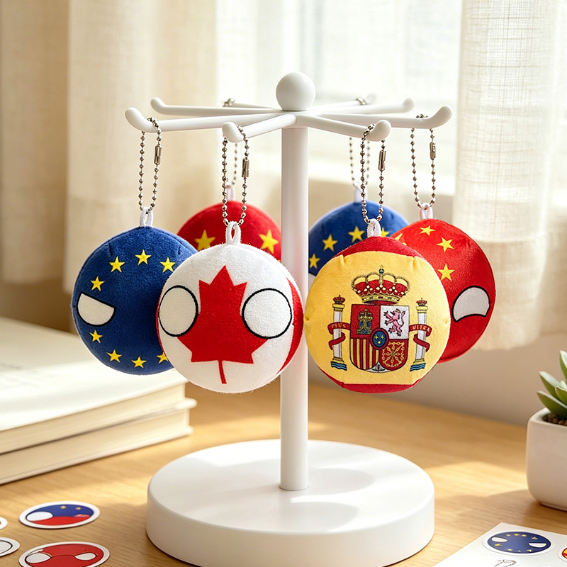 10cm Kawaii Polandball Plush T - Table Tennis France 评论和价格