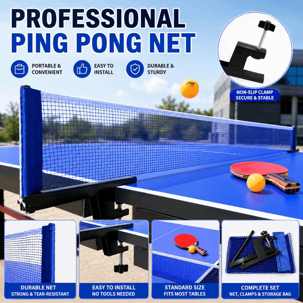 Standard Table Tennis Net Fold - Table Tennis Post 评论和价格