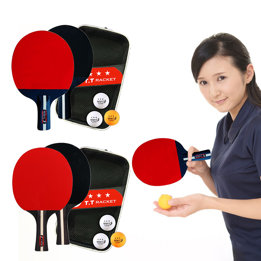 Table Tennis Racket 2 Rackets  - Table Tennis Match 评论和价格