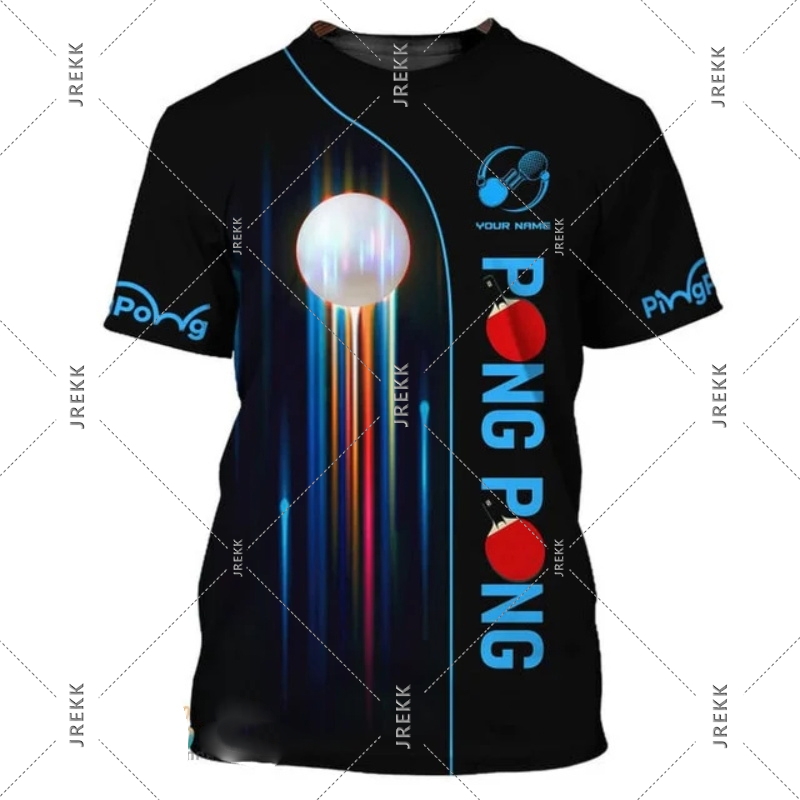 Table Tennis T Shirt For Men C - Table Tennis Name 评论和价格