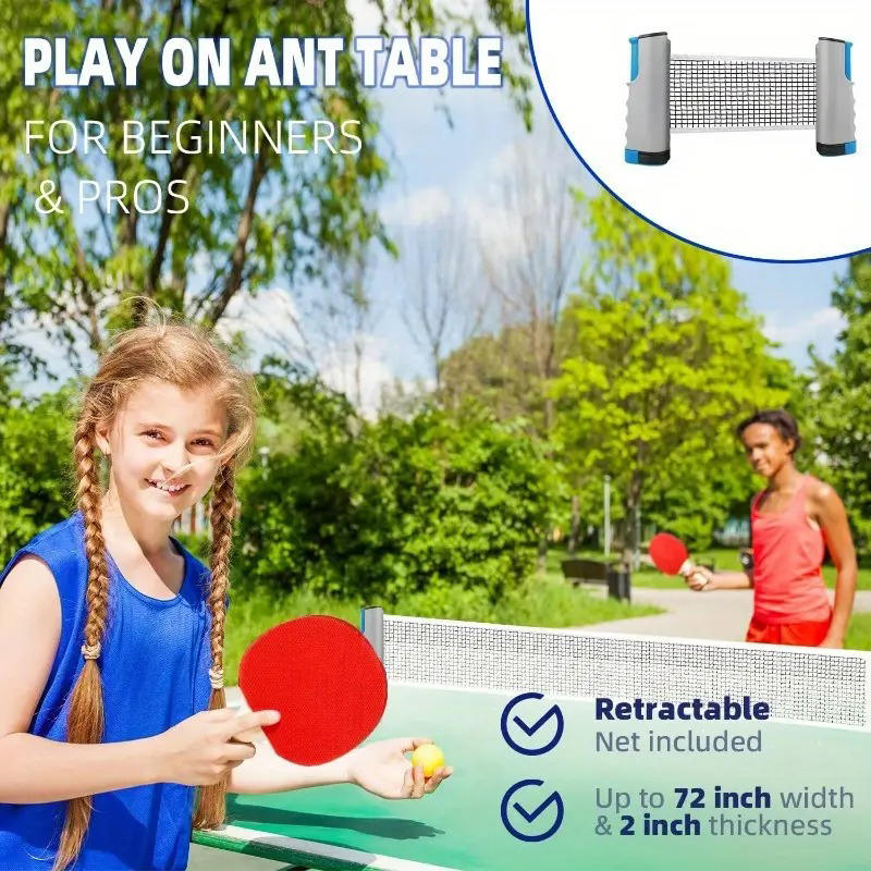 Retractable Table Tennis Net A - Table Tennis Post 评论和价格