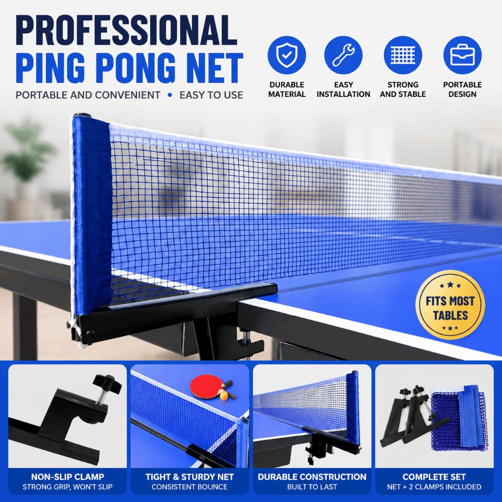 Standard Table Tennis Net Fold - Table Tennis Post 评论和价格