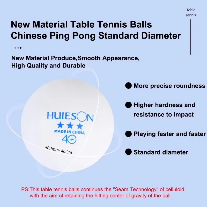 100PCS Huieson Blue Logo Table - Table Tennis Logo Free 评论和价格
