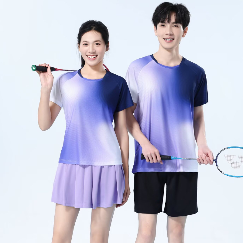 Men Quick Dry Badminton Shirt  - Table Tennis Logo Free 评论和价格